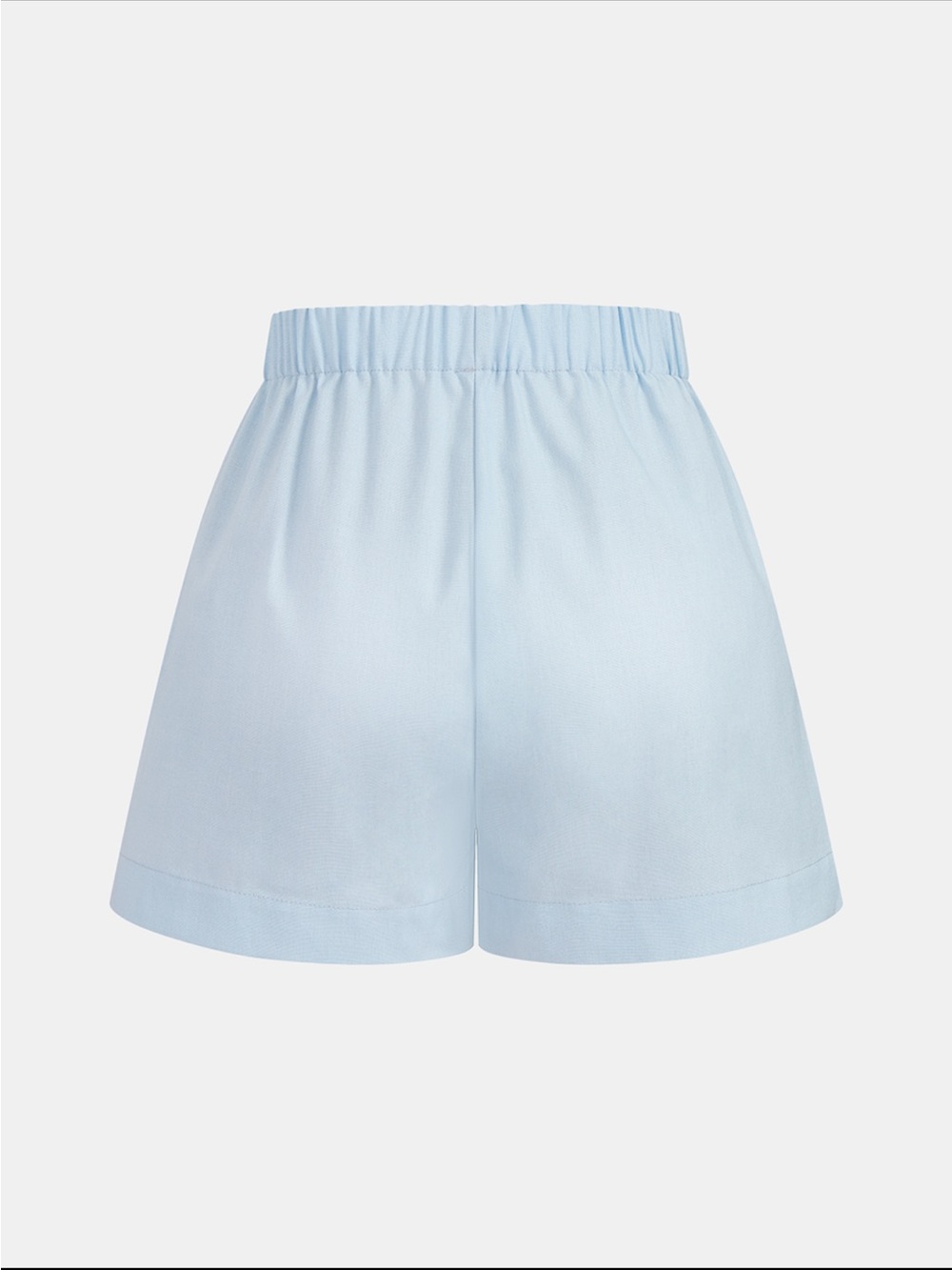 Commense Red Linen Shorts Set - Picture 6 of 7